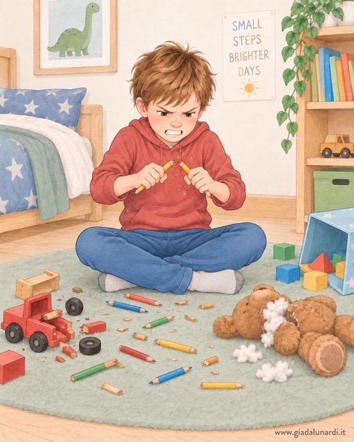Disturbi del comportamento e della condotta, illustrazione dello studio della dottoressa Giada Lunardi